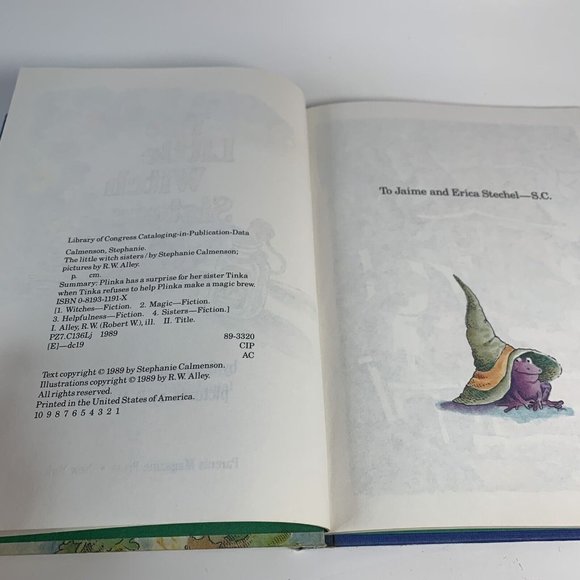 The Little Witch Sisters Calmenson Parents Magazine Press Book 1989 - Picture 3 of 4